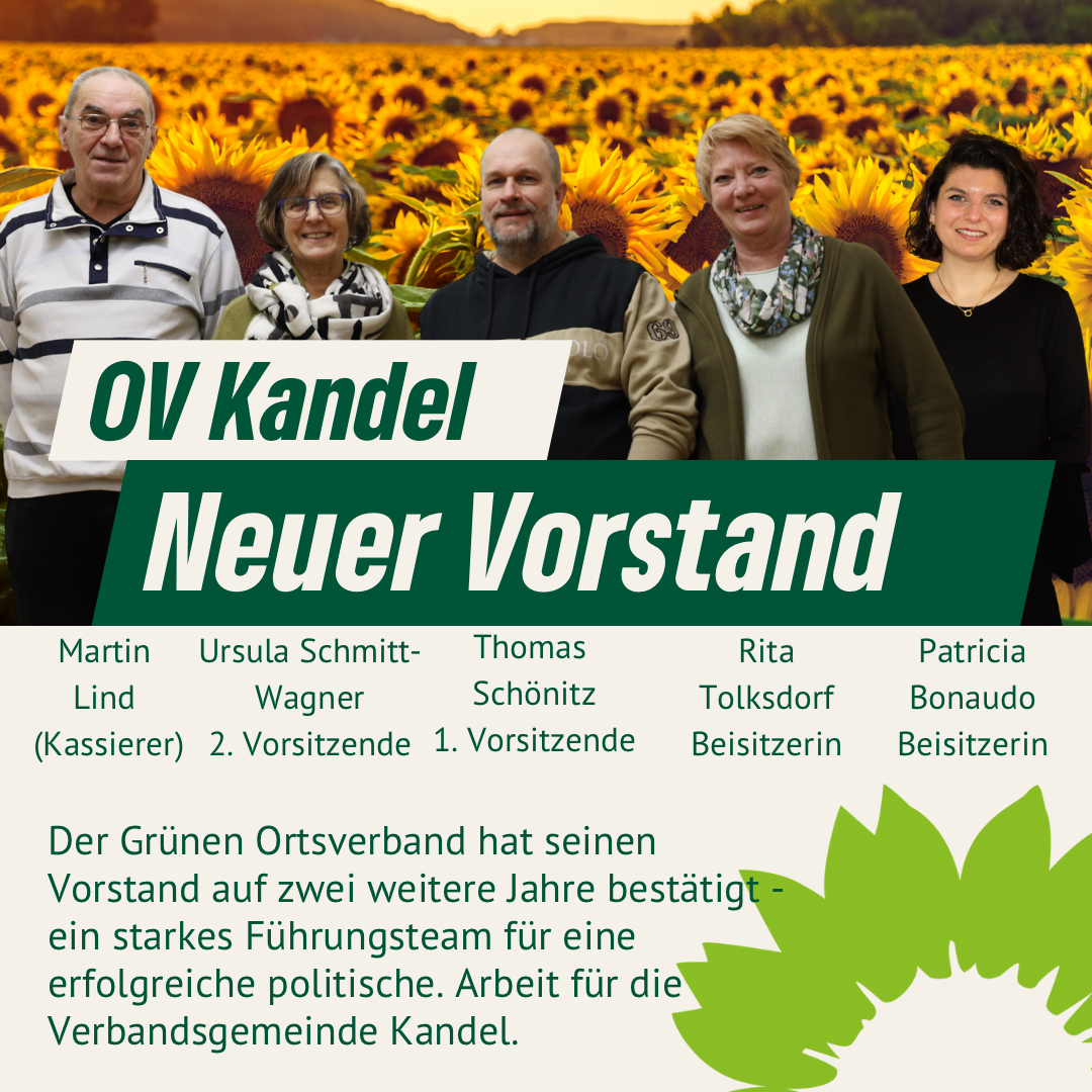 Vorstand der Grünen Kandel 2024-2025